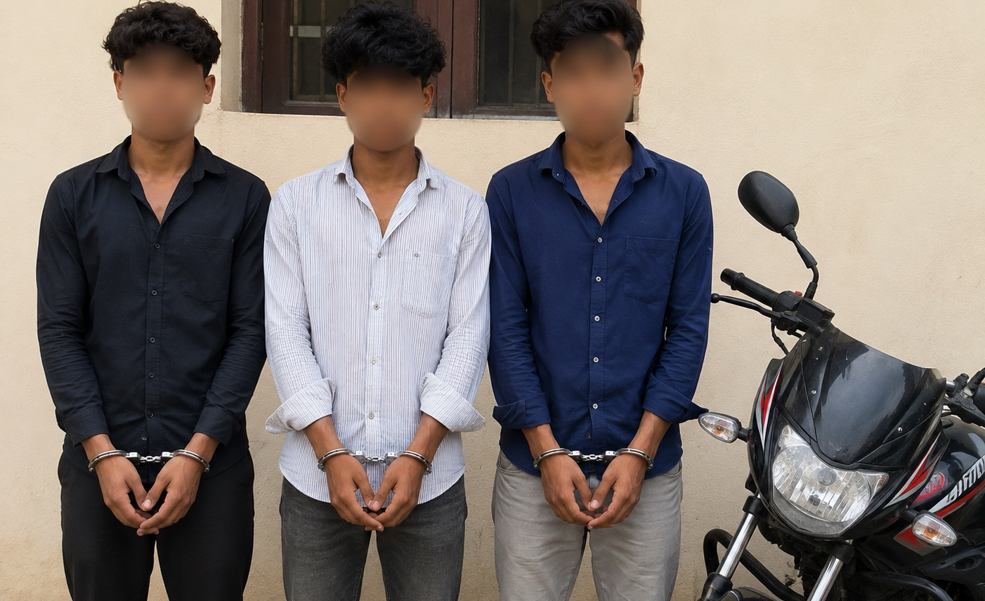 नेपालगन्जको गंगापुरबाट ब्राउन सुगरसहित ३ जना पक्राउ