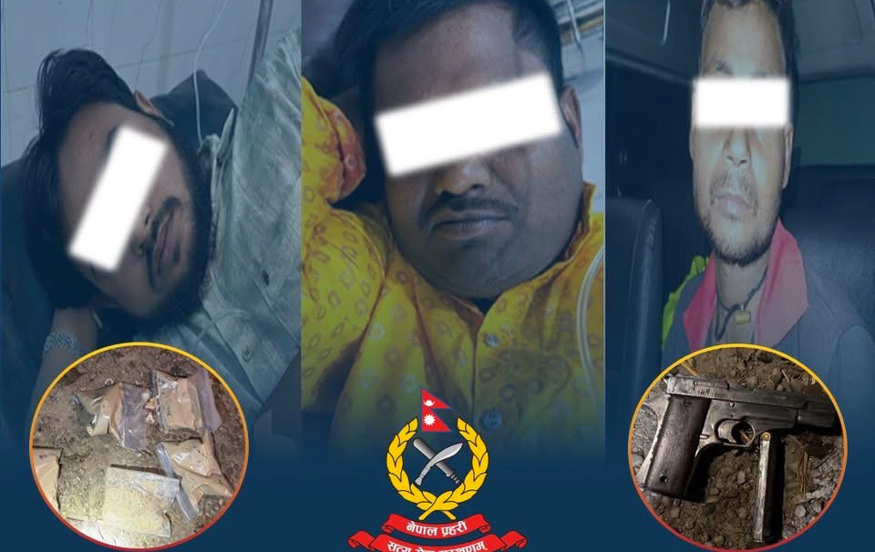 लागुऔषध कारोबारीमाथि प्रहरीले चलायो ८ राउन्ड गोली, २ भारतीय घाइते