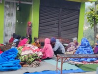 राहत कुर्दै भूकम्पपीडित, पानी परेपछि थपियो चिन्ता