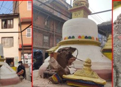 आठौँ शताब्दीको बुद्धको दुईवटा मूति चोरी