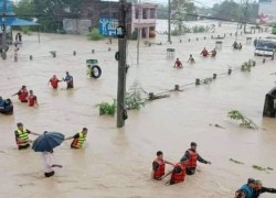 अविरल वर्षाले दाङमा तीन हजारभन्दा बढी घर डुबानमा