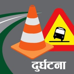 माइक्रोबस दुर्घटनामा १७ यात्रु घाइते