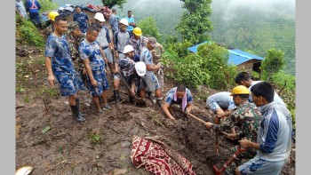 जाजरकोट पहिरो: मृत्यु हुनेको संख्या तीन पुग्यो, दुई जना अझै बेपत्ता