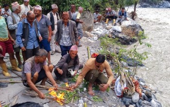 बेपत्ताको शव नभेटिएपछि कुशको शव बनाएर दाहसंस्कार