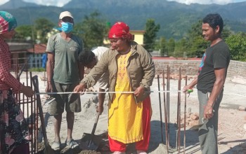 निर्माण व्यावसायमा उदाहरण बन्न सफल हुनुभएकी महिला निर्माण व्यवसायी सुमन