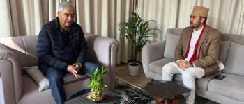 कांग्रेस सभापति देउवा र सञ्चारमन्त्री खरेलबिच भेटवार्ता