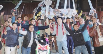 सेल्ट्रोन नेपालको सम्मान समारोह: उत्कृष्ट रिटेलरलाई भेस्पा र अप्रिला स्कुटर