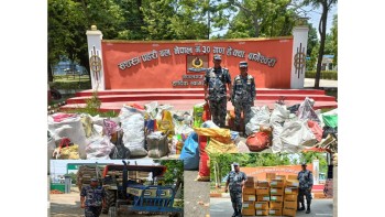 लाखौं रुपैयाँ बढीको अवैध सामान सशस्त्र प्रहरी बाँकेको नियन्त्रणमा, लागूऔषधसहित २ जना पक्राउ