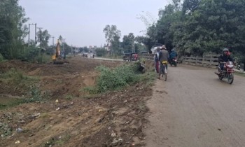 नेपालगञ्ज-गुलरिया सडकखण्डको खजुरामा ४ लेनको पक्की पुल निर्माण हुँदै