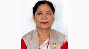 लुम्बिनीकी सांसद रेखा शर्मा पक्राउ