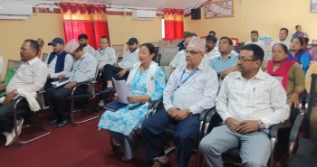 राप्तीसोनारीको 'सञ्चार नीति' को मस्यौदामाथि कार्यपालिका र शाखा प्रमुखसंग अन्तरक्रिया