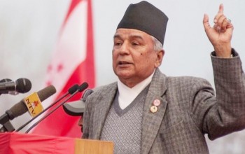 कांग्रेसका वरिष्ठ नेता रामचन्द्र पौडेल आज नेपालगन्जमा