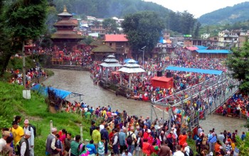 पौष कृष्ण औँसी : बिहानैदेखि राजधानीको गोकर्णेश्वरमा श्राद्ध गर्नेको भीड