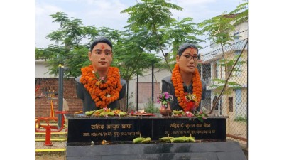 वाटरपार्कमा जेनजी सहिदको अर्धकदको शालिक निर्माण, स्मृतिमा बनाइयो योग भवन तथा जिम पार्क