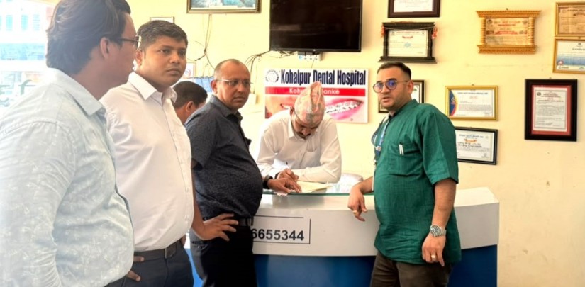 कोहलपुरका डेन्टल क्लिनिकमा ठूलो बेथिति, गैर-चिकित्सकबाट उपचार, स्वास्थ्यमाथि खेलवाड