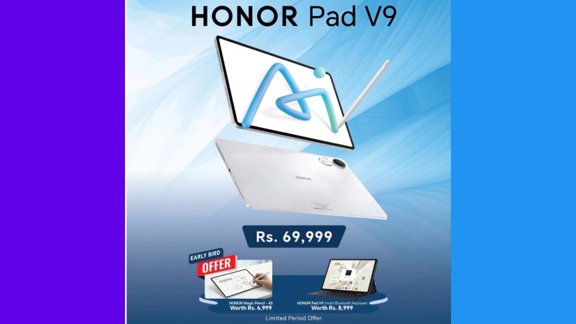 HONOR Pad V9 को धमाकेदार आगमन, रु. १५ हजारभन्दा बढीका उपहार निःशुल्क