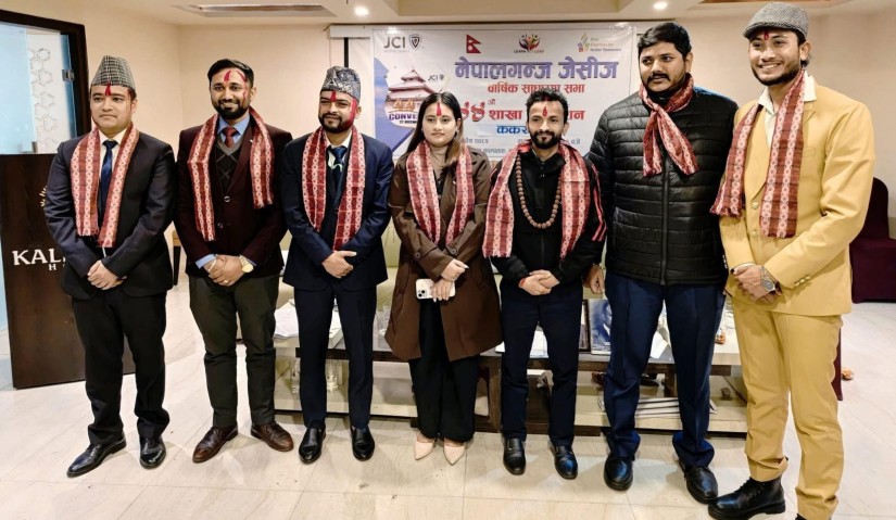 नेपालगन्ज जेसीज वर्ष २०२६ अध्यक्षमा मोहित बाबु शर्मा निर्वाचित