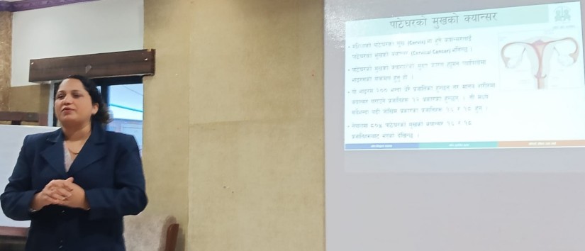 बाँकेमा साढे ८ हजार बढी किशोरीलाई एचपीभी खोप