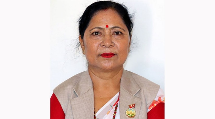 लुम्बिनीकी सांसद रेखा शर्मा पक्राउ