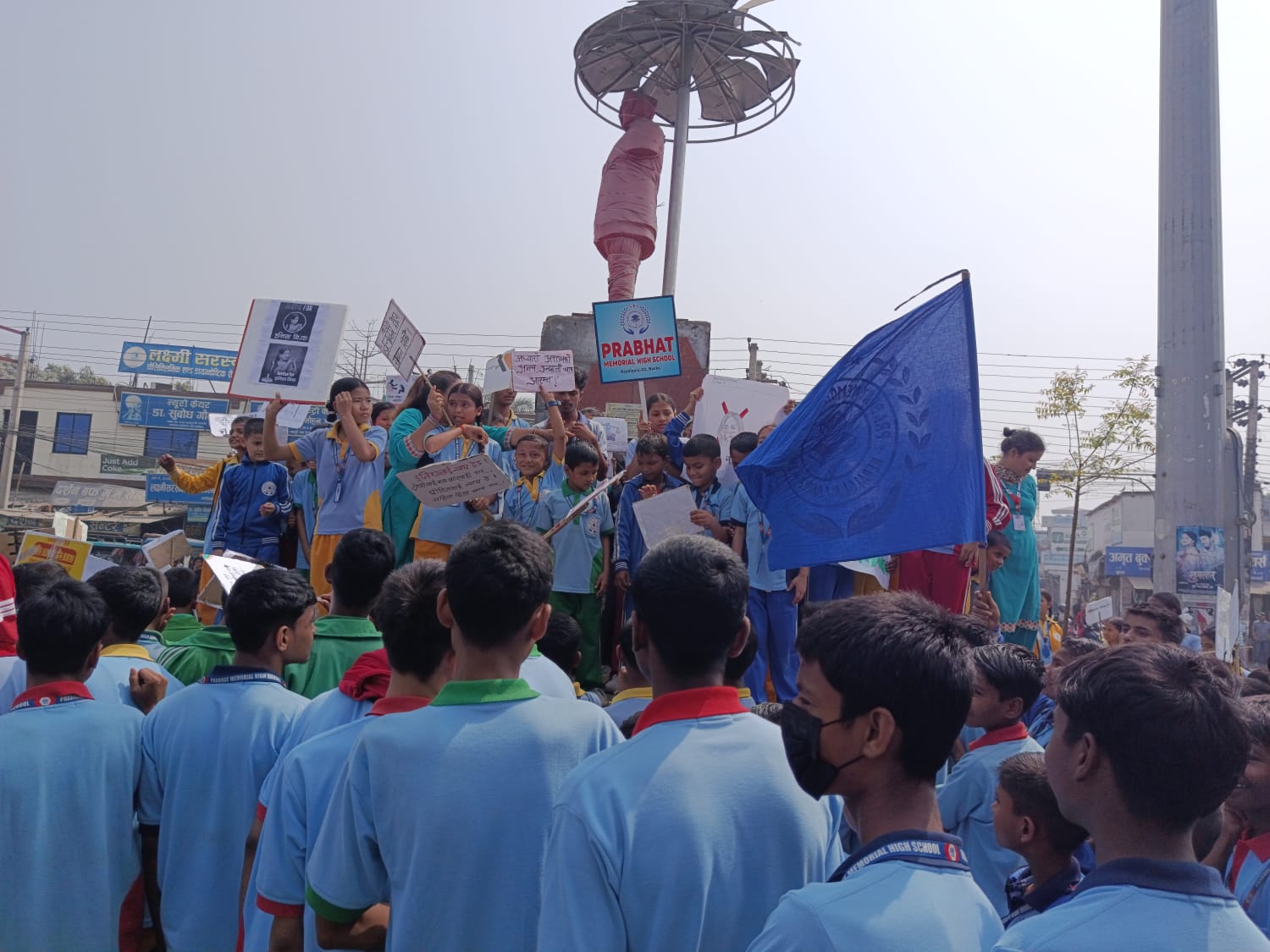 इनिसा विक घटनाका दोषीमाथि कडा कारबाहीको माग राख्दै नेपालगन्जमा प्रदर्शन