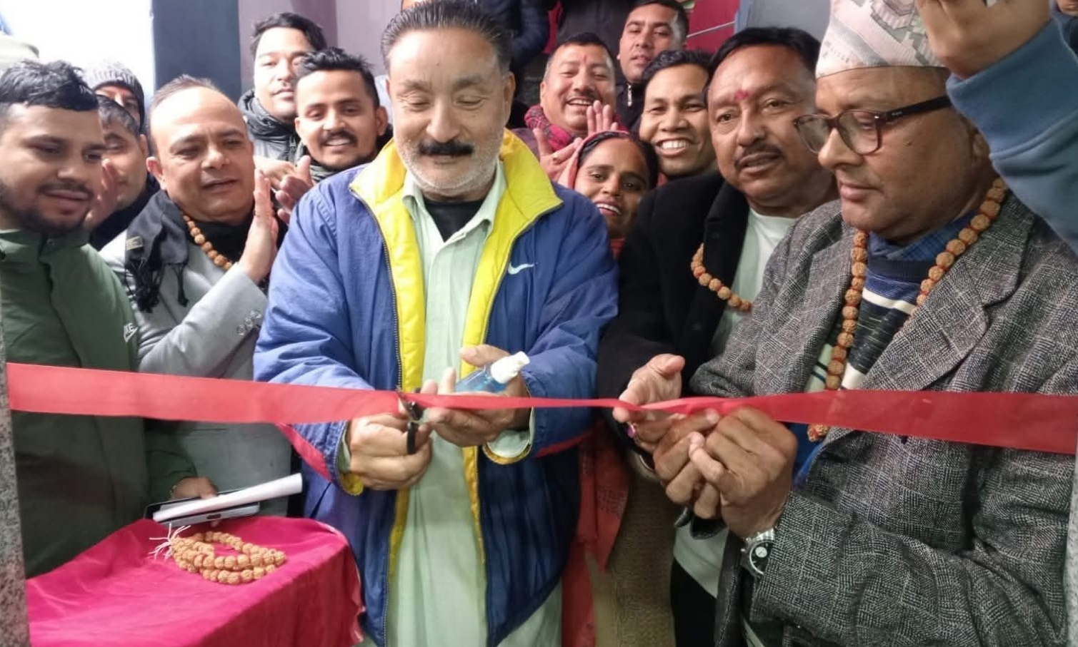 नेपालगञ्जमा नेपाली काँग्रेस बाँकेको ‘सुशील कोइराला स्मृति भवन’ उद्घाटन